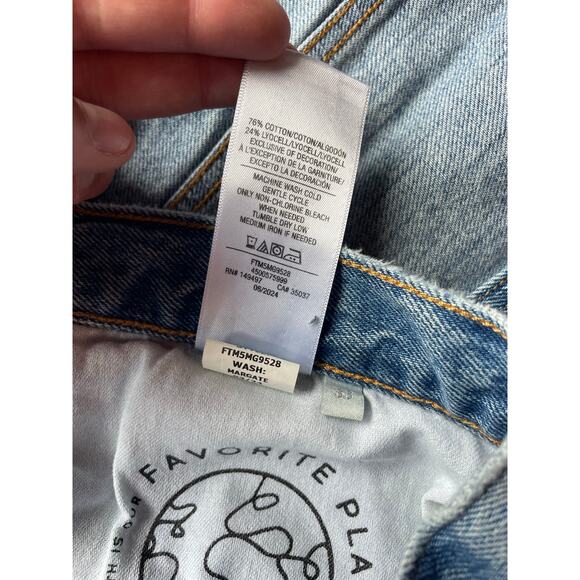 Favorite Daughter NWOT The Sunny Low Slung Denim Maxi Skirt sz 33 - Picture 10 of 11